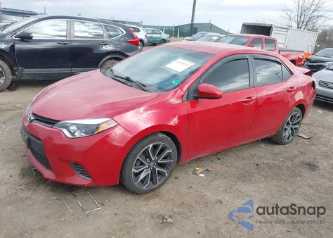 2015 Toyota Corolla Le из США, поврежденный, VIN 2T1BURHE4FC416939